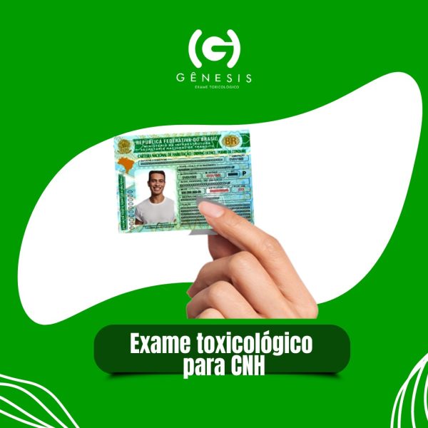 Exame toxicológico para CNH